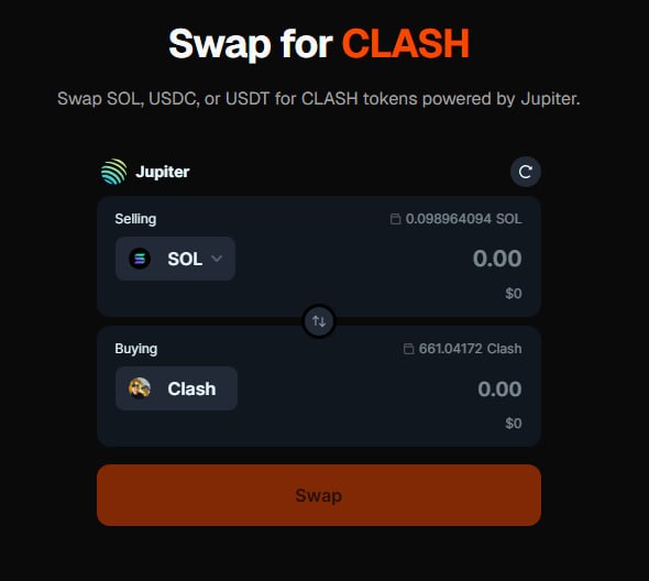 ClashPicks swap screen